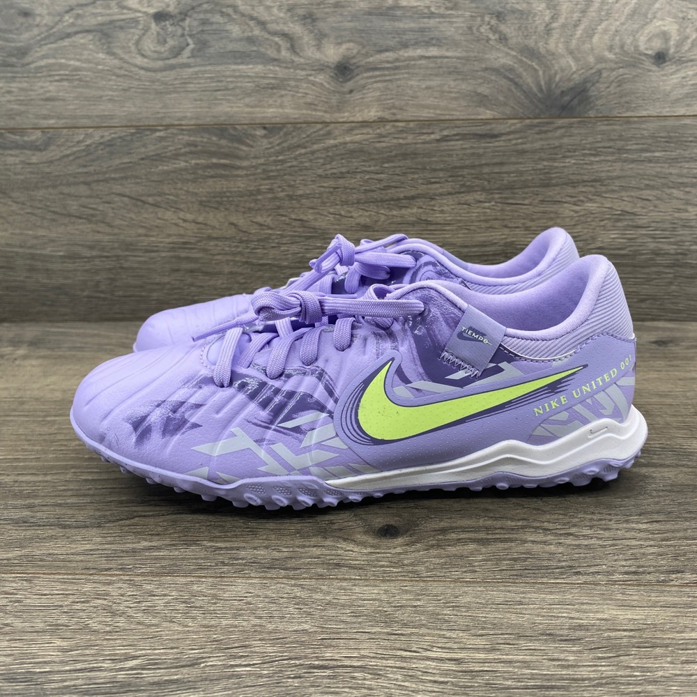 Nike Tiempo Legend 10 Academy TF Soccer Cleats Size 5 Purple HF1591-500